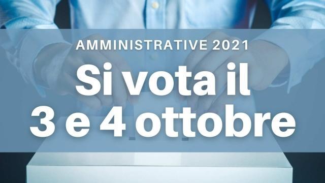 Elezioni amministrative 2021, si vota oggi e domani
