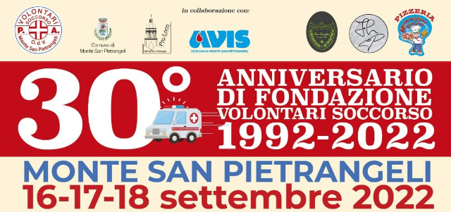 30° anniversario della Pubblica Assistenza di Monte San Pietrangeli