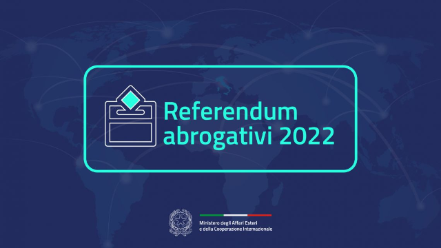 Referendum abrogativi 2022: elettori all'estero