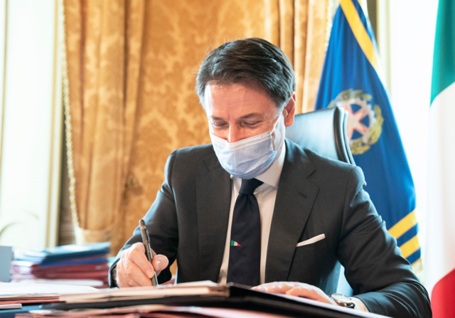 Coronavirus: Decreto del Presidente del Consiglio del 24 ottobre